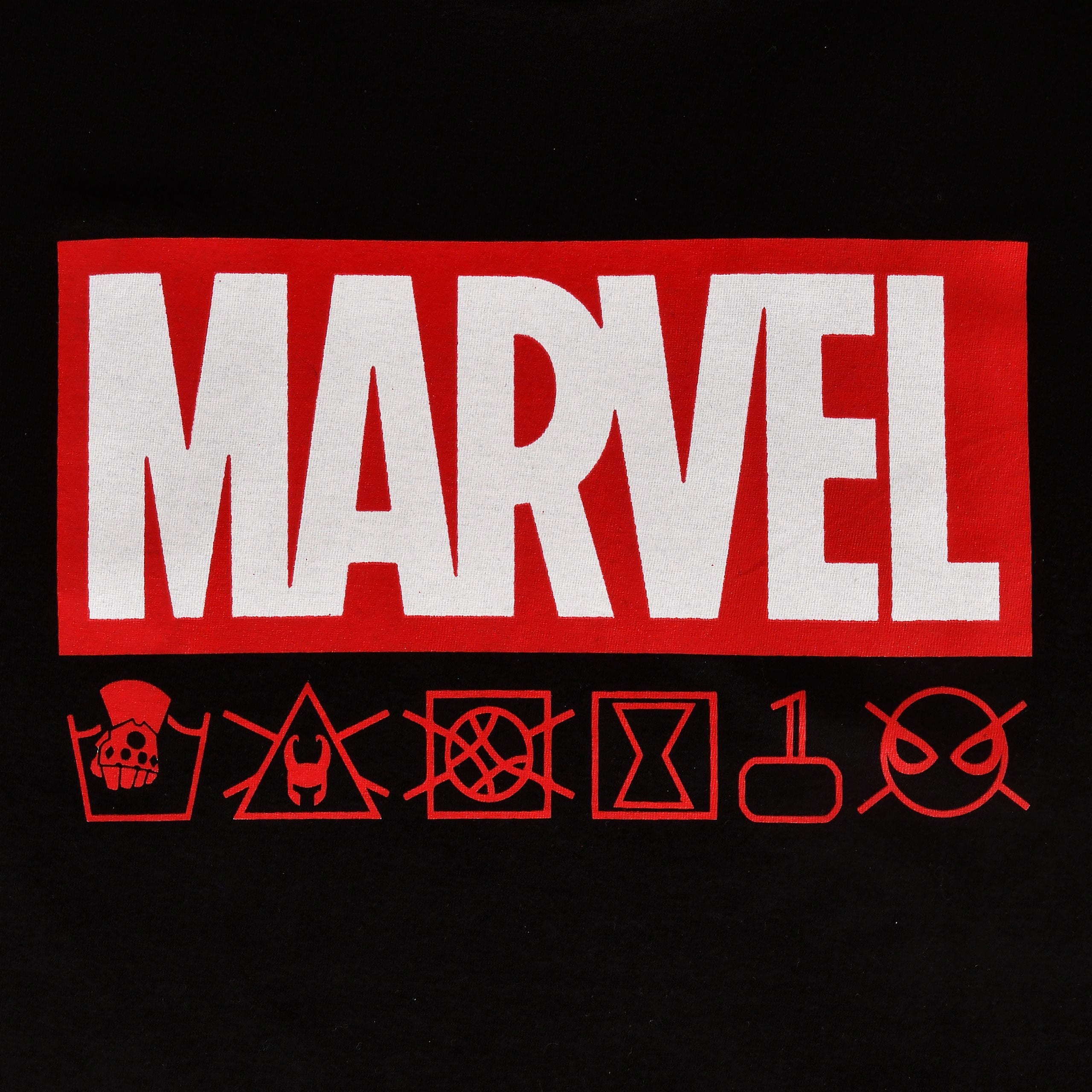 Immagine del prodotto Marvel - Logo & Icone T-shirt nera