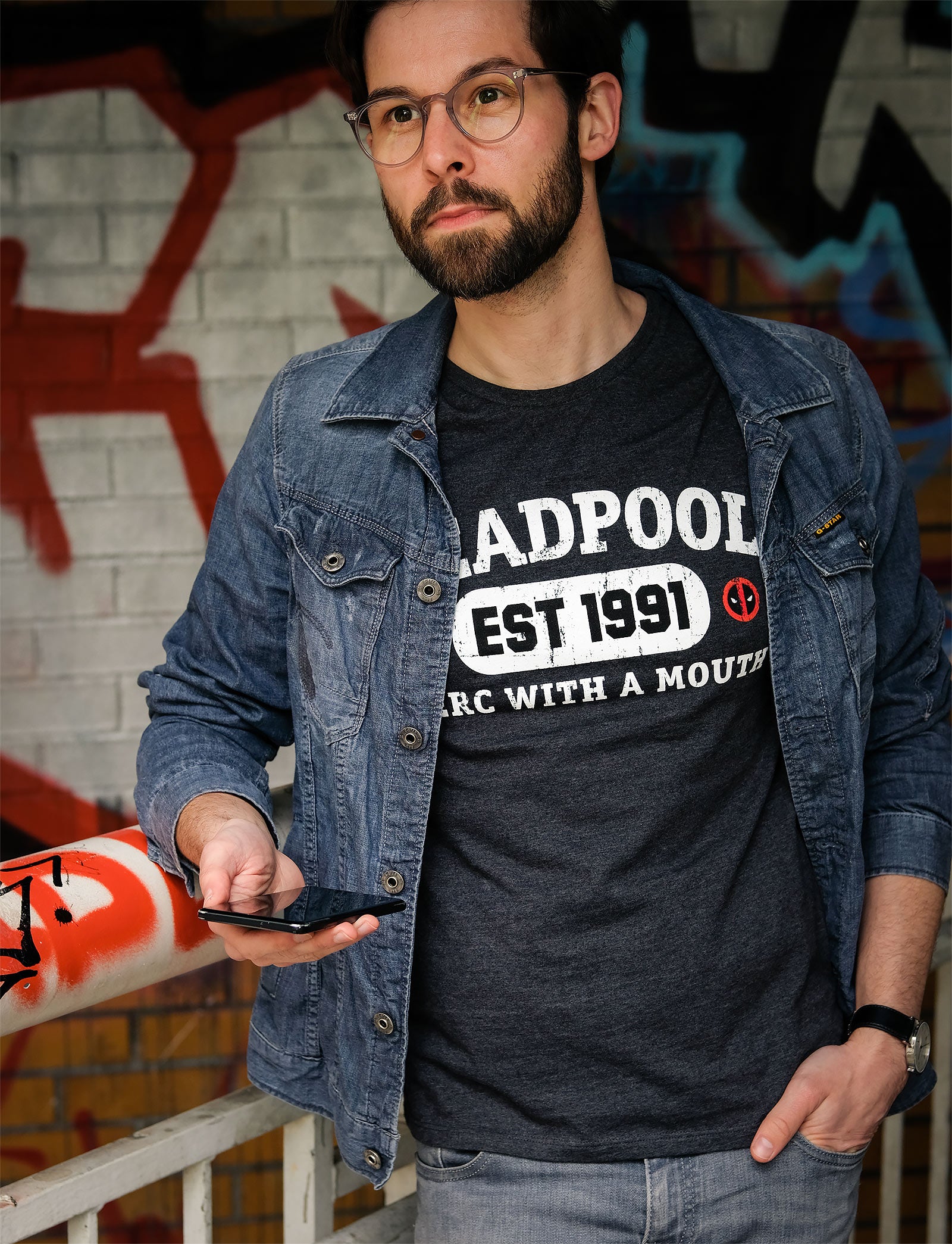 Immagine del prodotto Deadpool - Est 1991 T-shirt grigia