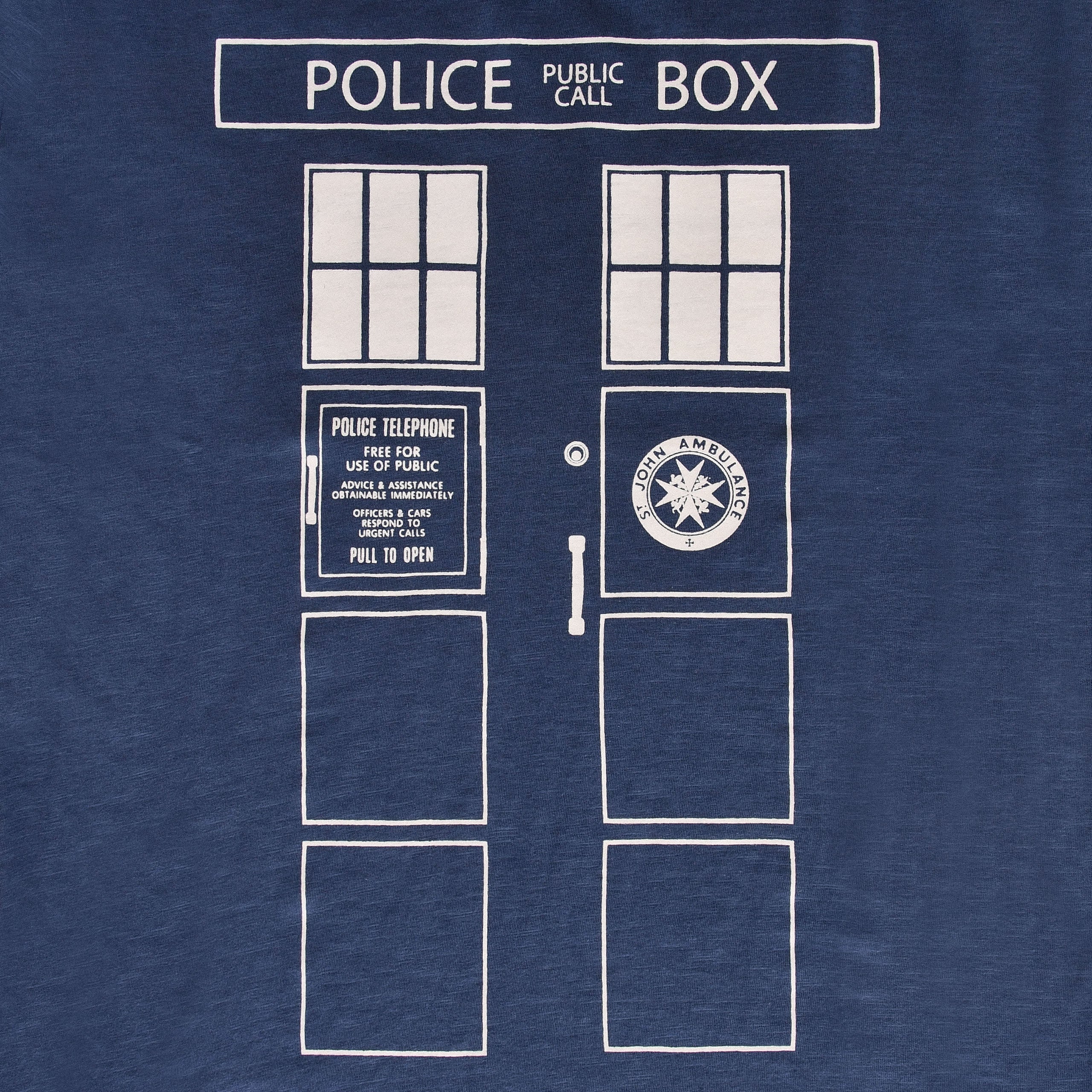 Product image Tardis Police Box T-Shirt blue - Doctor Who