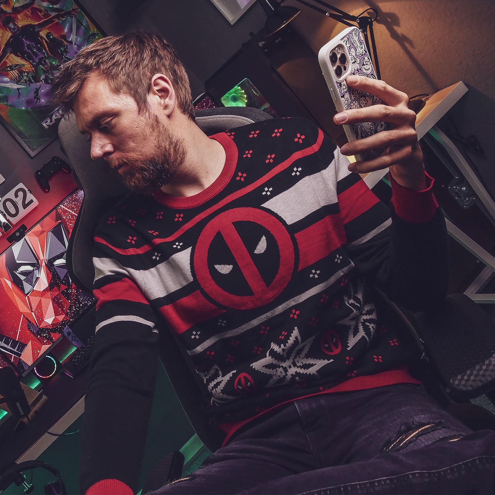 Immagine del prodotto Deadpool - Logo Maglione a maglia