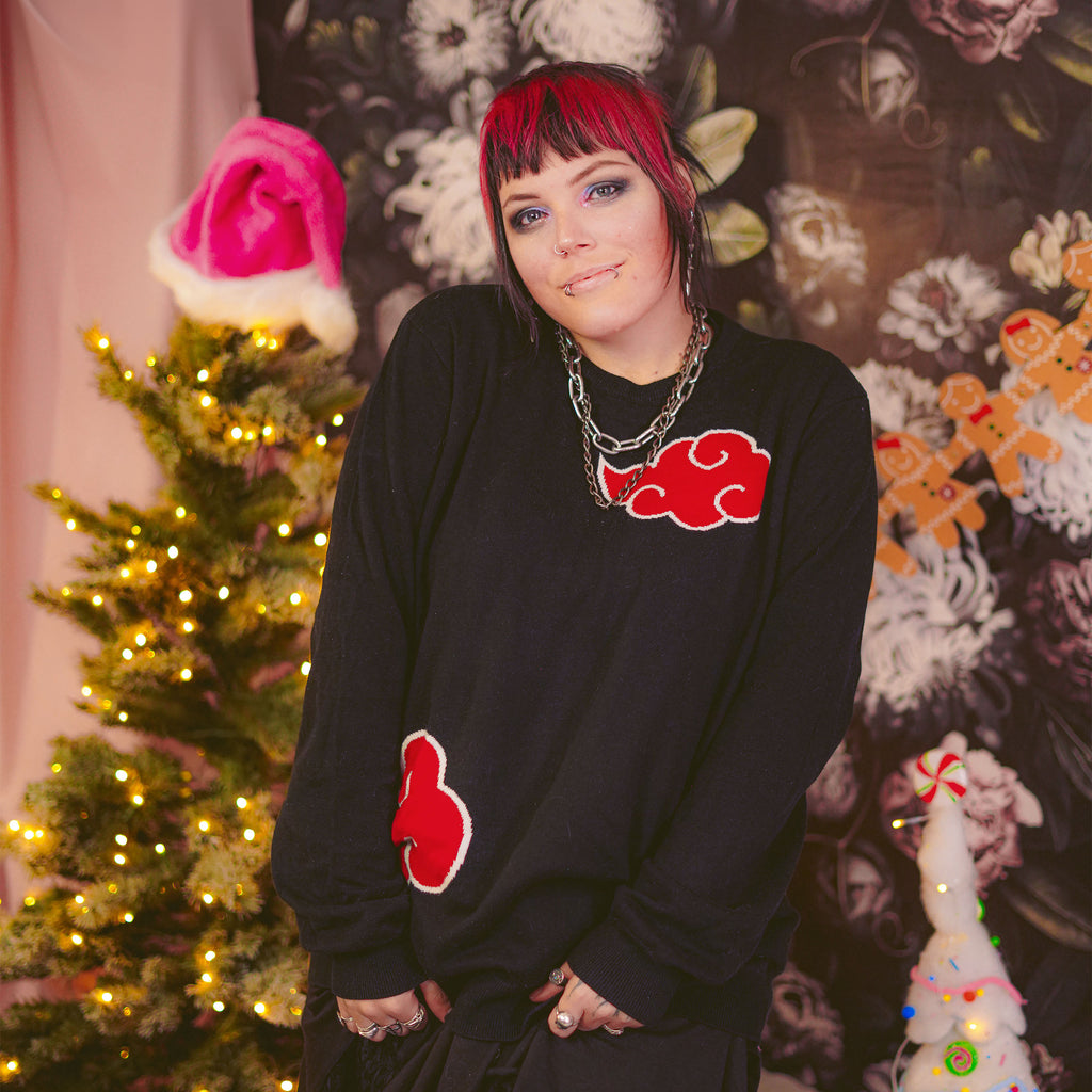 Immagine del prodotto Naruto - Maglione a maglia con simbolo Akatsuki