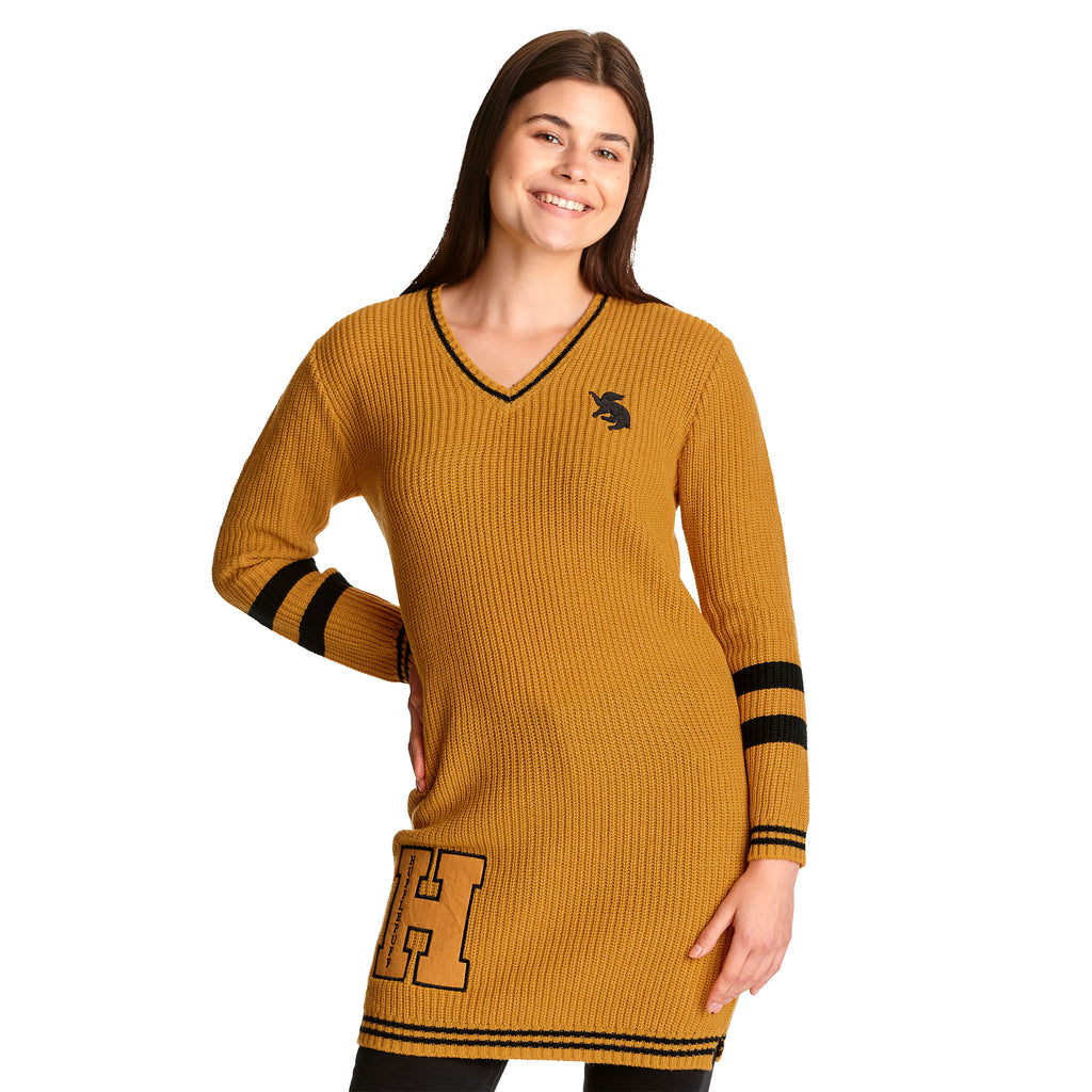 Immagine del prodotto Harry Potter - Abito a maglia Hufflepuff giallo