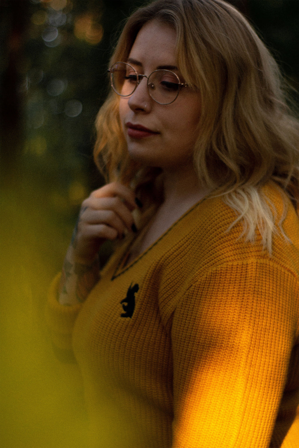 Immagine del prodotto Harry Potter - Abito a maglia Hufflepuff giallo