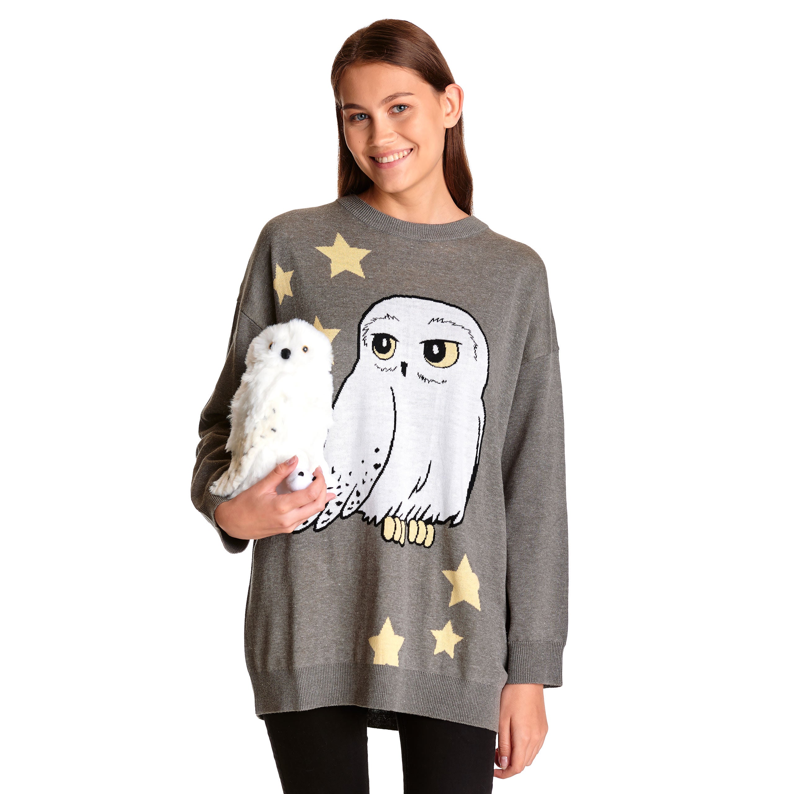 Immagine del prodotto Harry Potter - Maglione Oversize Hedwig grigio