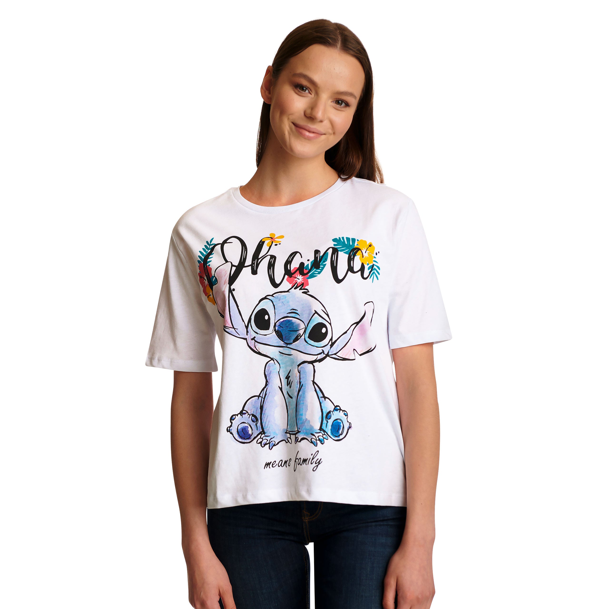 Immagine del prodotto Lilo & Stitch - Ohana T-shirt donna bianca