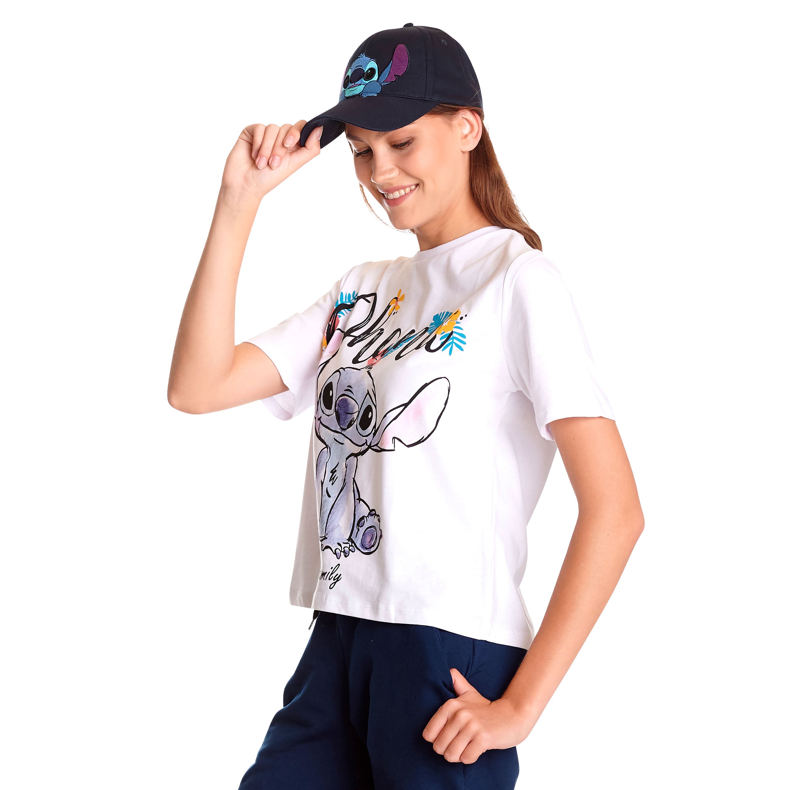 Immagine del prodotto Lilo & Stitch - Ohana T-shirt donna bianca