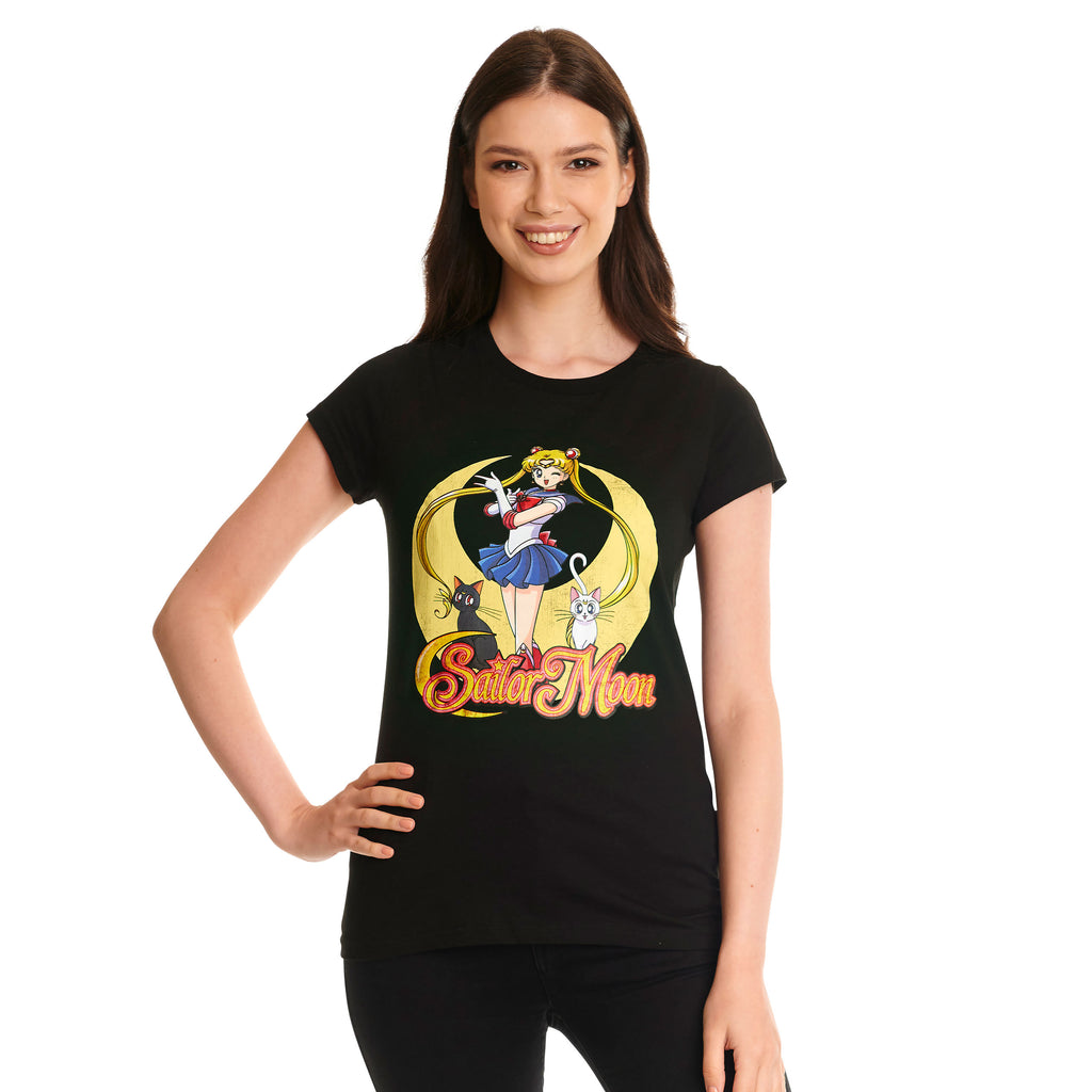 Immagine del prodotto Sailor Moon - Pose T-shirt da donna nera
