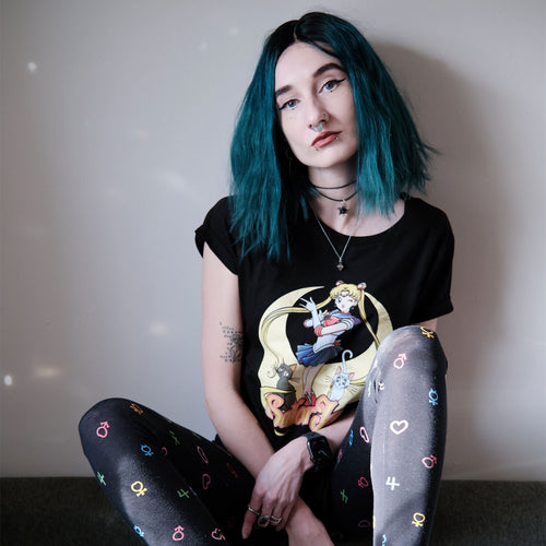 Immagine del prodotto Sailor Moon - Pose T-shirt da donna nera