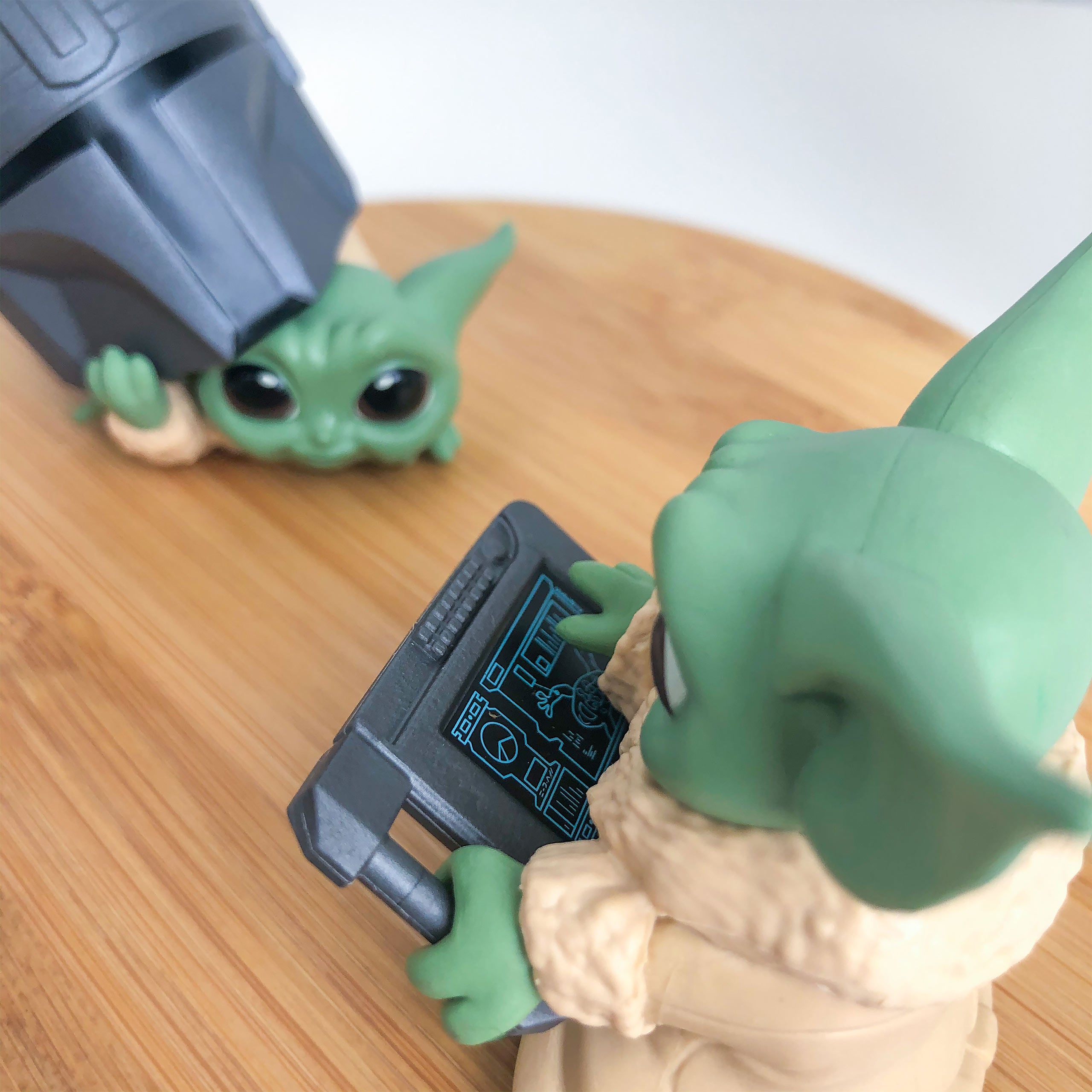 Product image Grogu with Helmet and Tablet Mini Figure Set - Star Wars The Mandalorian