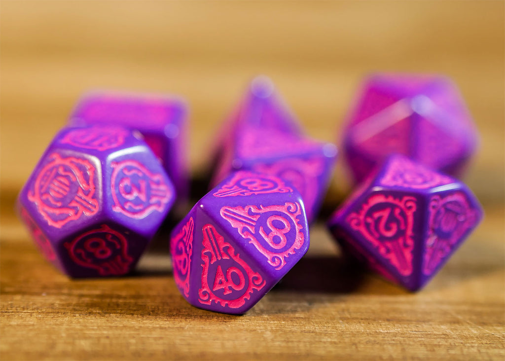 Immagine del prodotto Witcher - Dandelion Conquistatore di Cuori Set di Dadi RPG 7 pezzi con Moneta da Collezione