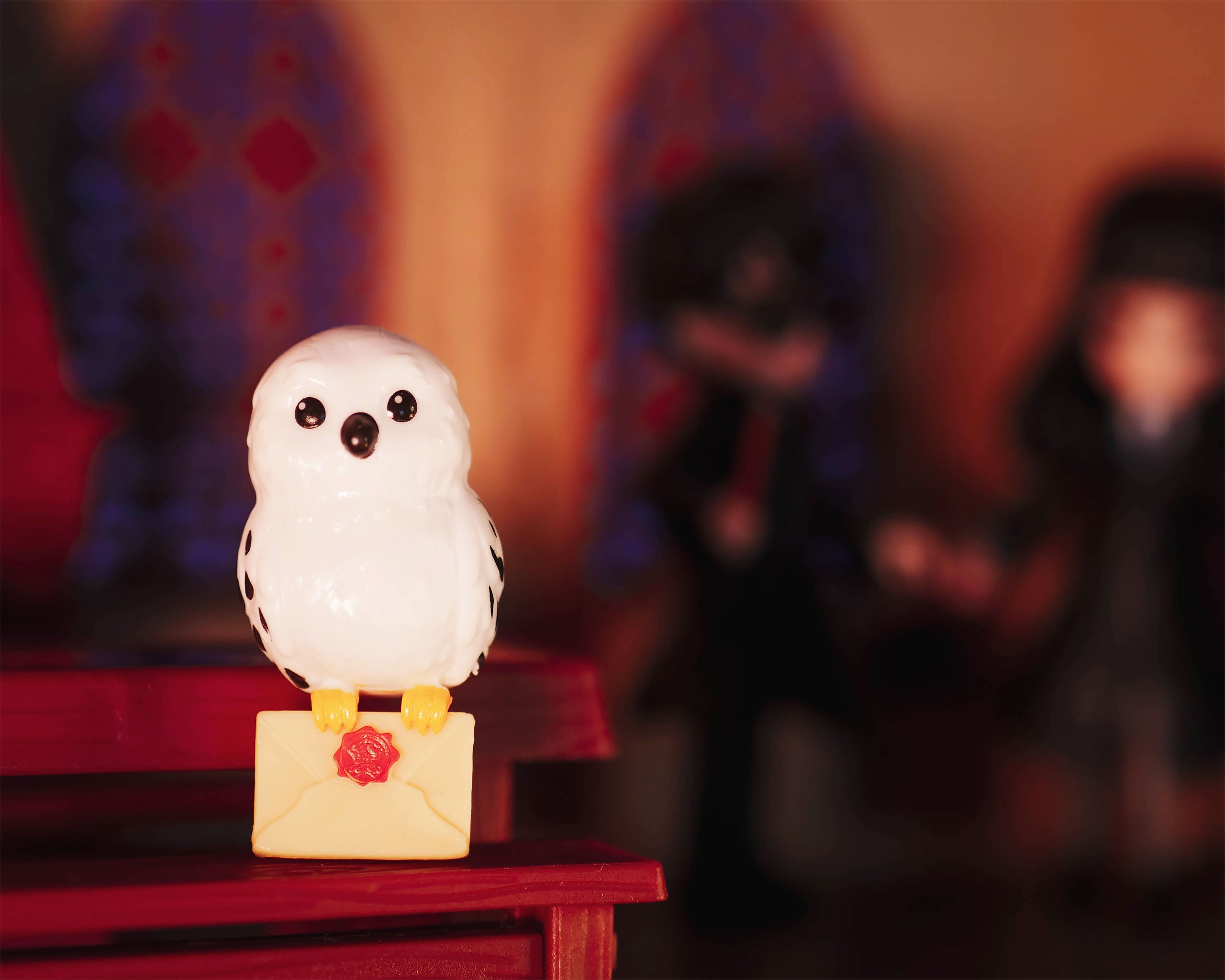 Immagine del prodotto Harry Potter - Harry, Cho, Hedwig e set di figure collezionabili della lettera di Hogwarts
