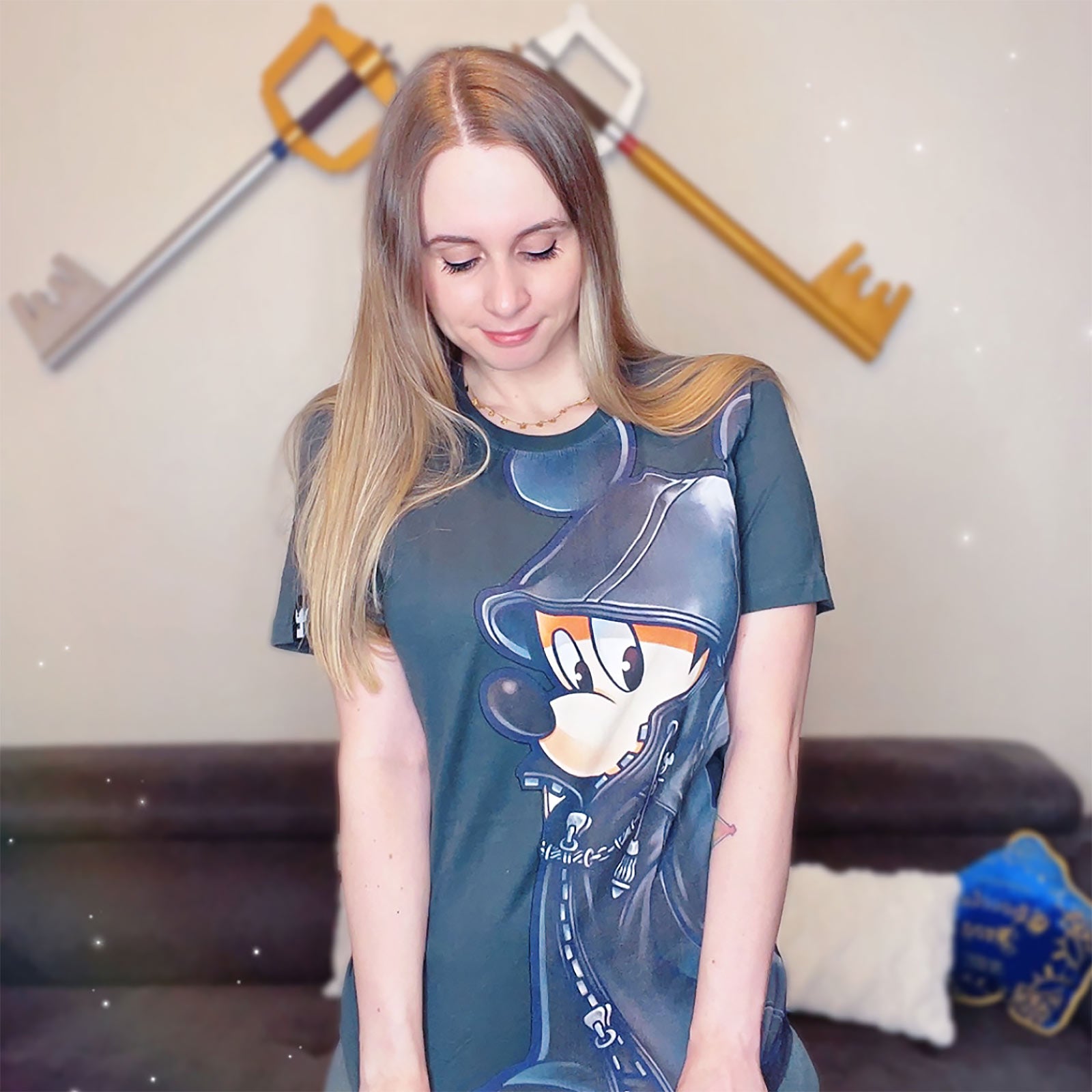Immagine del prodotto Kingdom Hearts - T-shirt di Mickey Mouse grigia