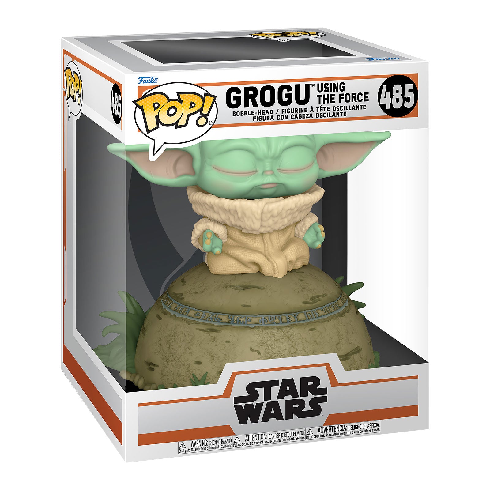Immagine del prodotto Grogu usando la Forza Figura Funko Pop con effetti di luce e suono - Star Wars The Mandalorian