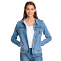 Immagine del prodotto Lilo & Stitch - Giacca di jeans floreale blu da donna