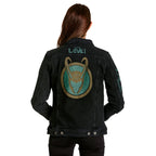 Immagine del prodotto Loki - Giacca di jeans con logo da donna nera