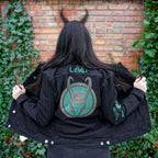Immagine del prodotto Loki - Giacca di jeans con logo da donna nera