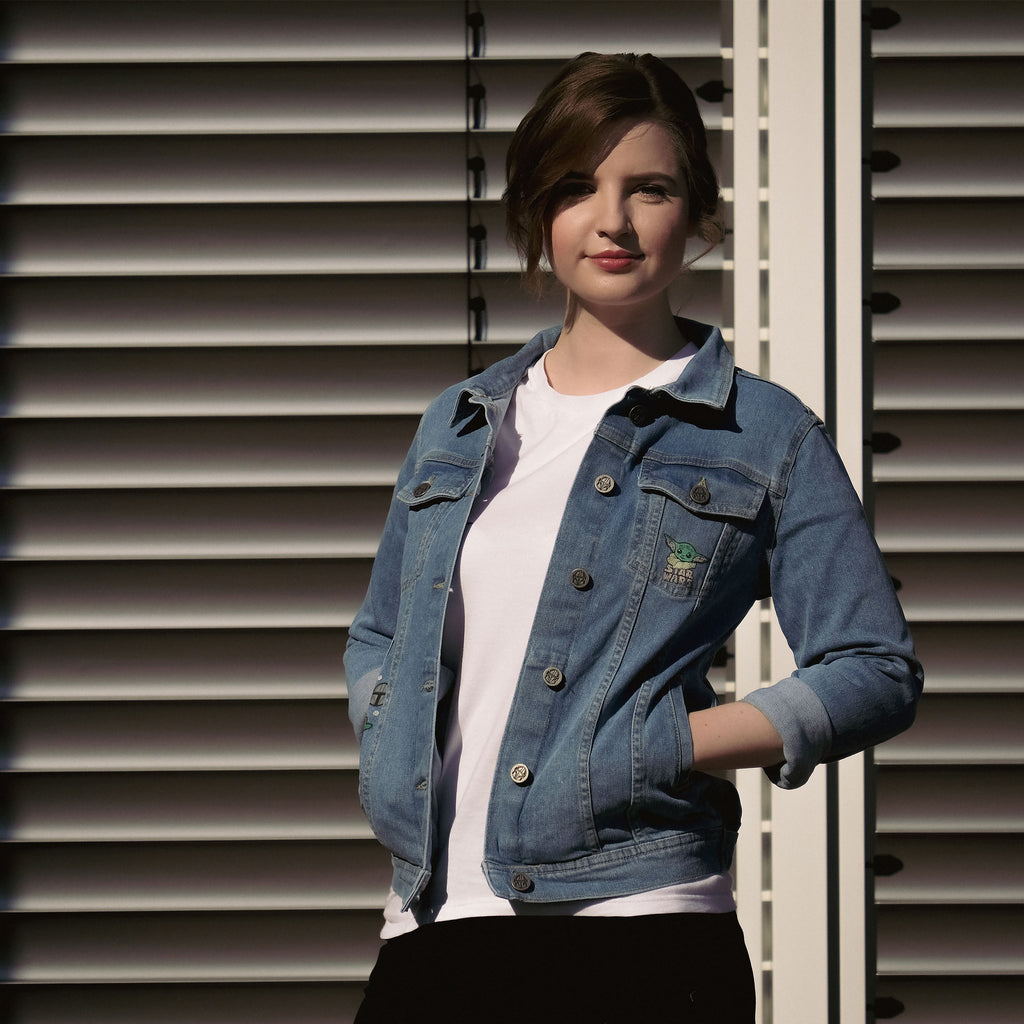 Immagine del prodotto Giacca di jeans Grogu donna blu - Star Wars The Mandalorian