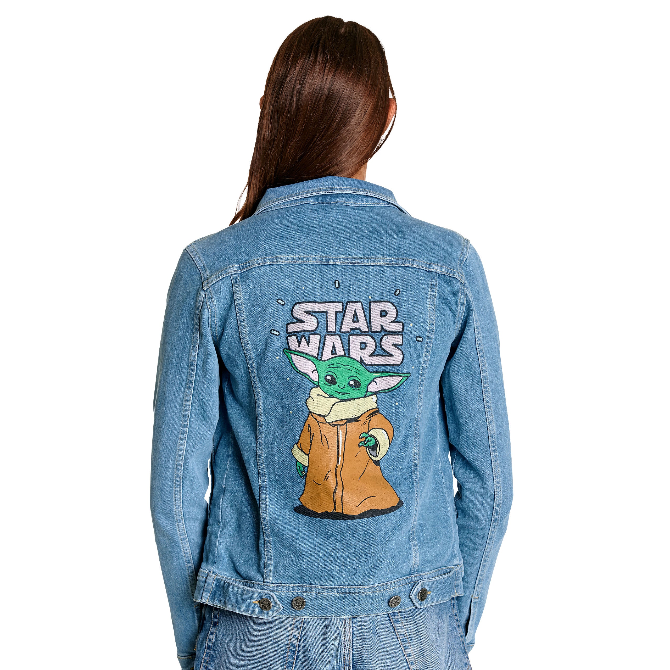 Immagine del prodotto Giacca di jeans Grogu donna blu - Star Wars The Mandalorian
