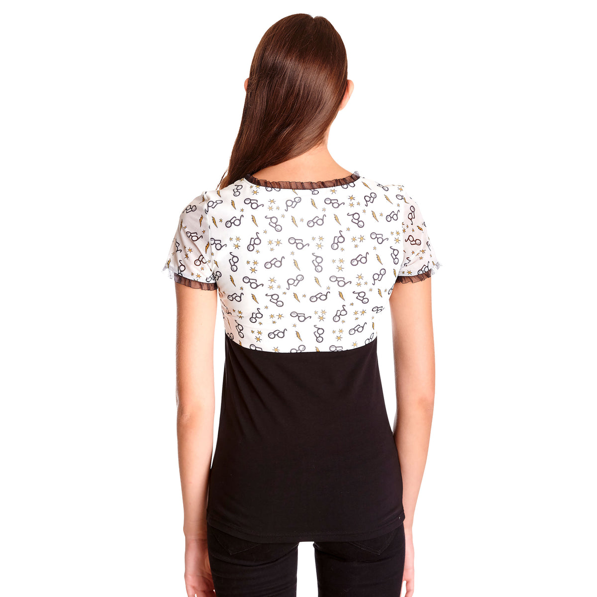 Immagine del prodotto Harry Potter - T-shirt misteriosa da mago con fiocco per donna