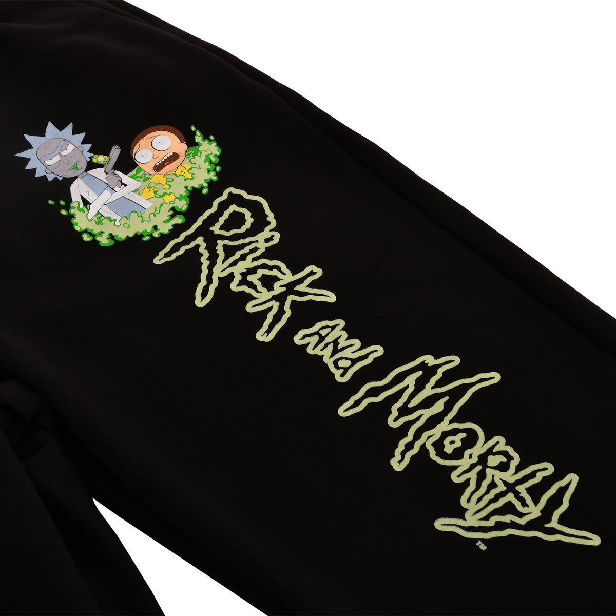 Immagine del prodotto Rick e Morty - Pantaloni della tuta con logo che brilla al buio nero