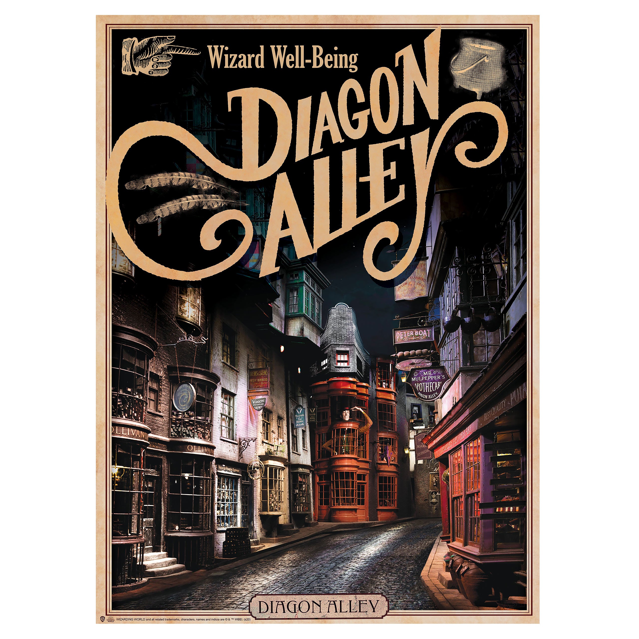 Immagine del prodotto Harry Potter - Castello di Hogwarts & Diagon Alley Poster Set di 2