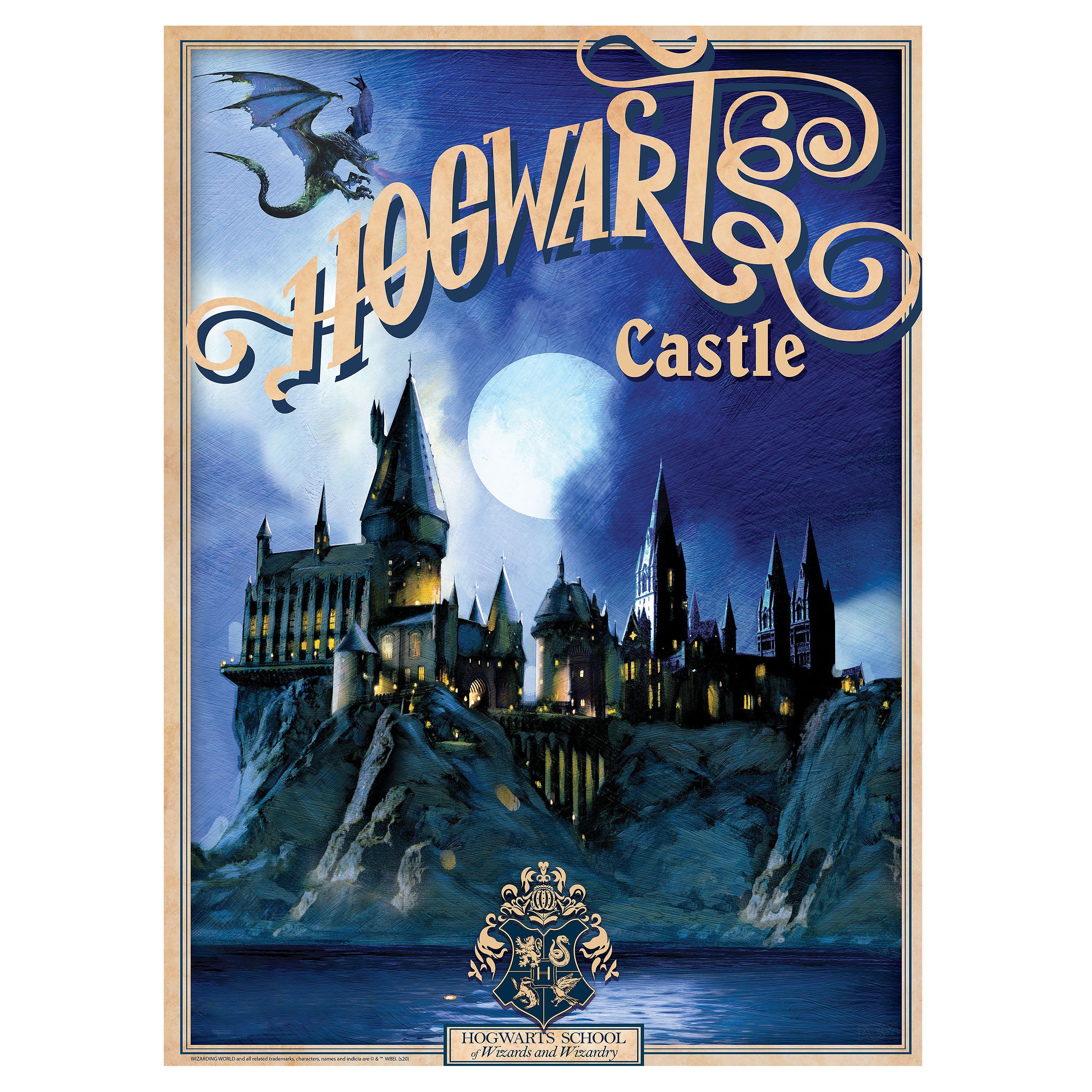 Immagine del prodotto Harry Potter - Castello di Hogwarts & Diagon Alley Poster Set di 2
