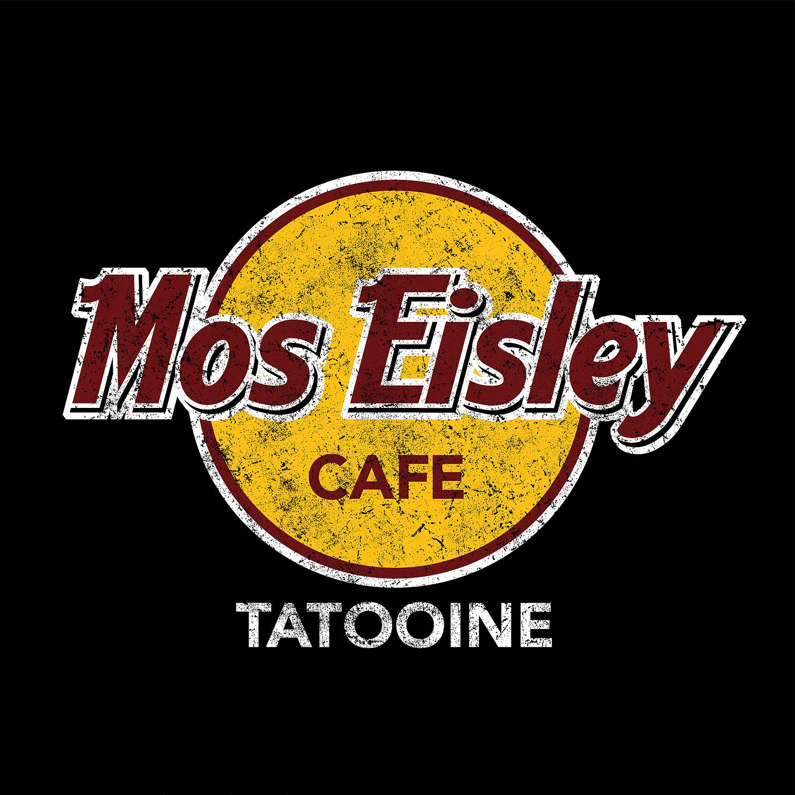 Immagine del prodotto T-shirt del Cafe Mos Eisley per fan di Star Wars nera