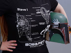 Immagine del prodotto Star Wars - Boba Fett Slave I Sketch T-shirt nera