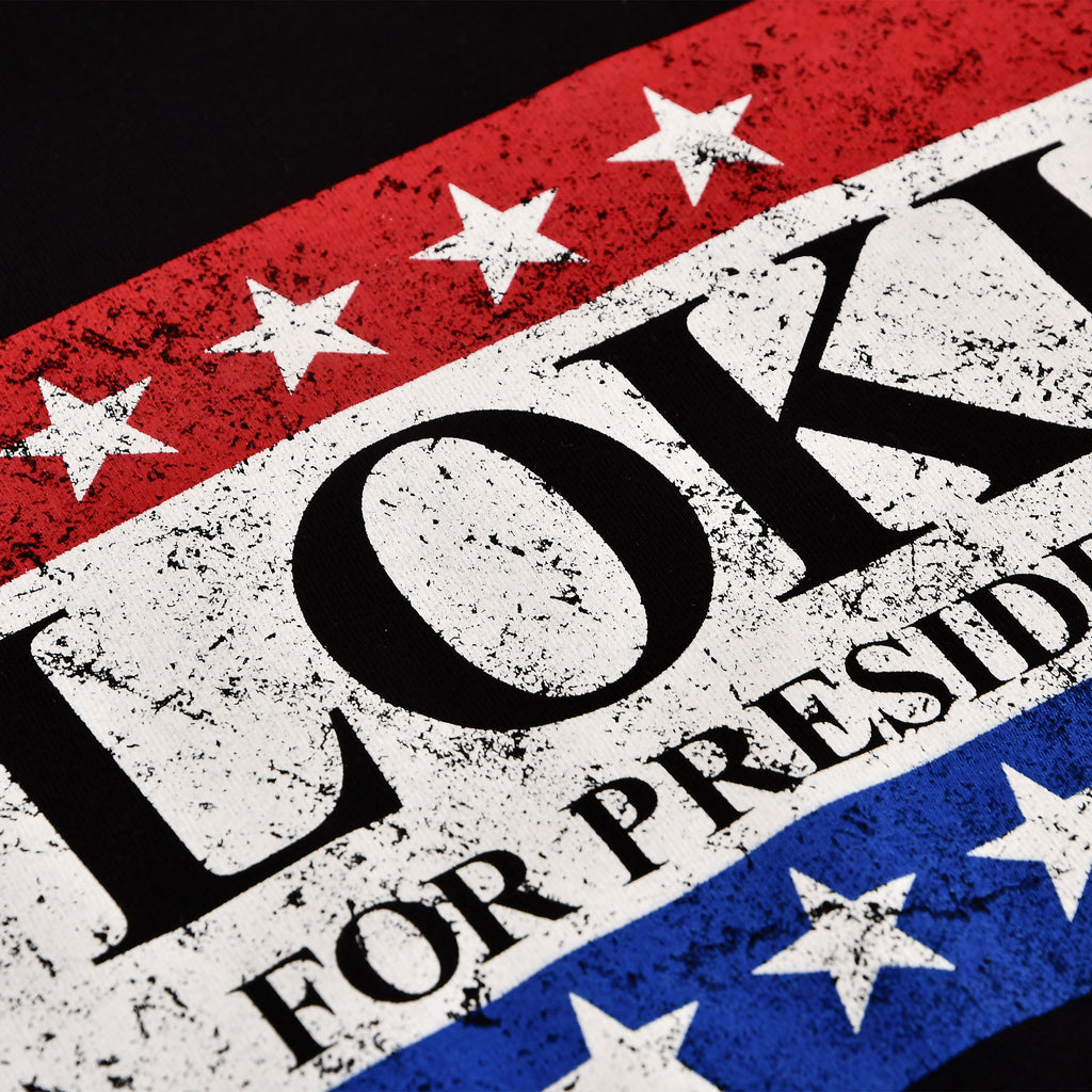 Product image For President T-Shirt black for Loki Fans