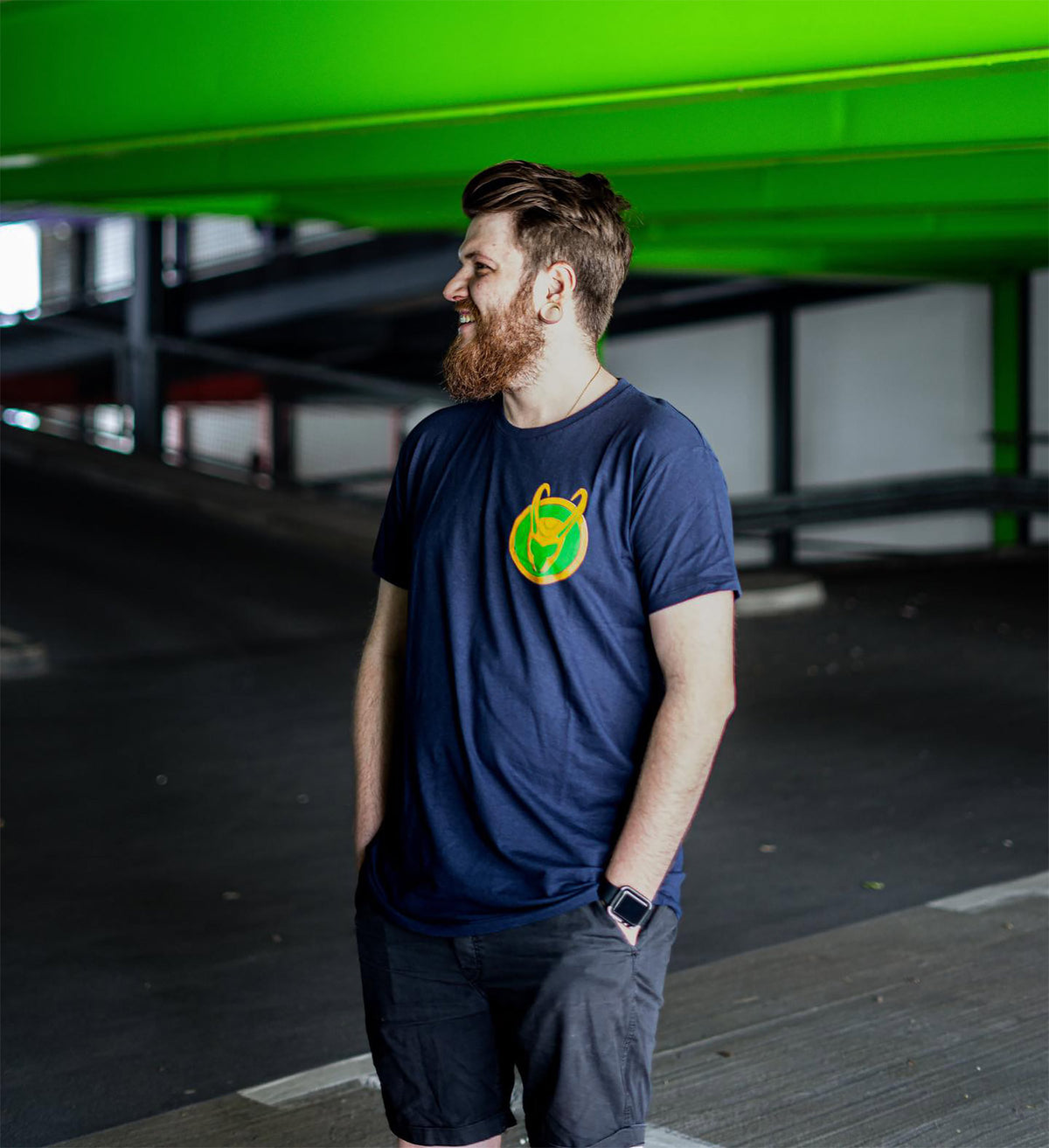 Immagine del prodotto Loki - T-shirt con logo blu