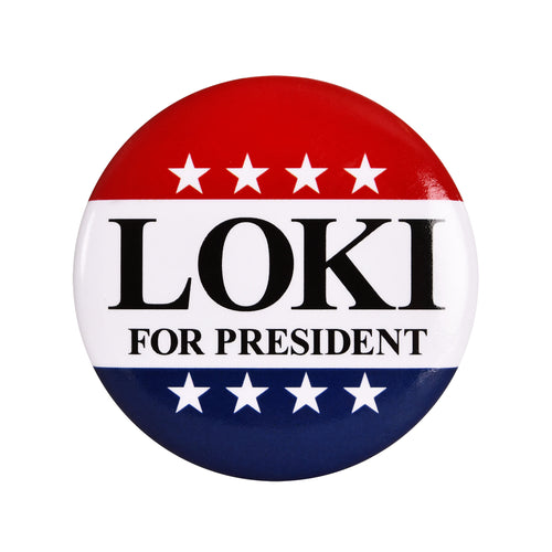 Immagine del prodotto Pulsante For President per fan di Loki