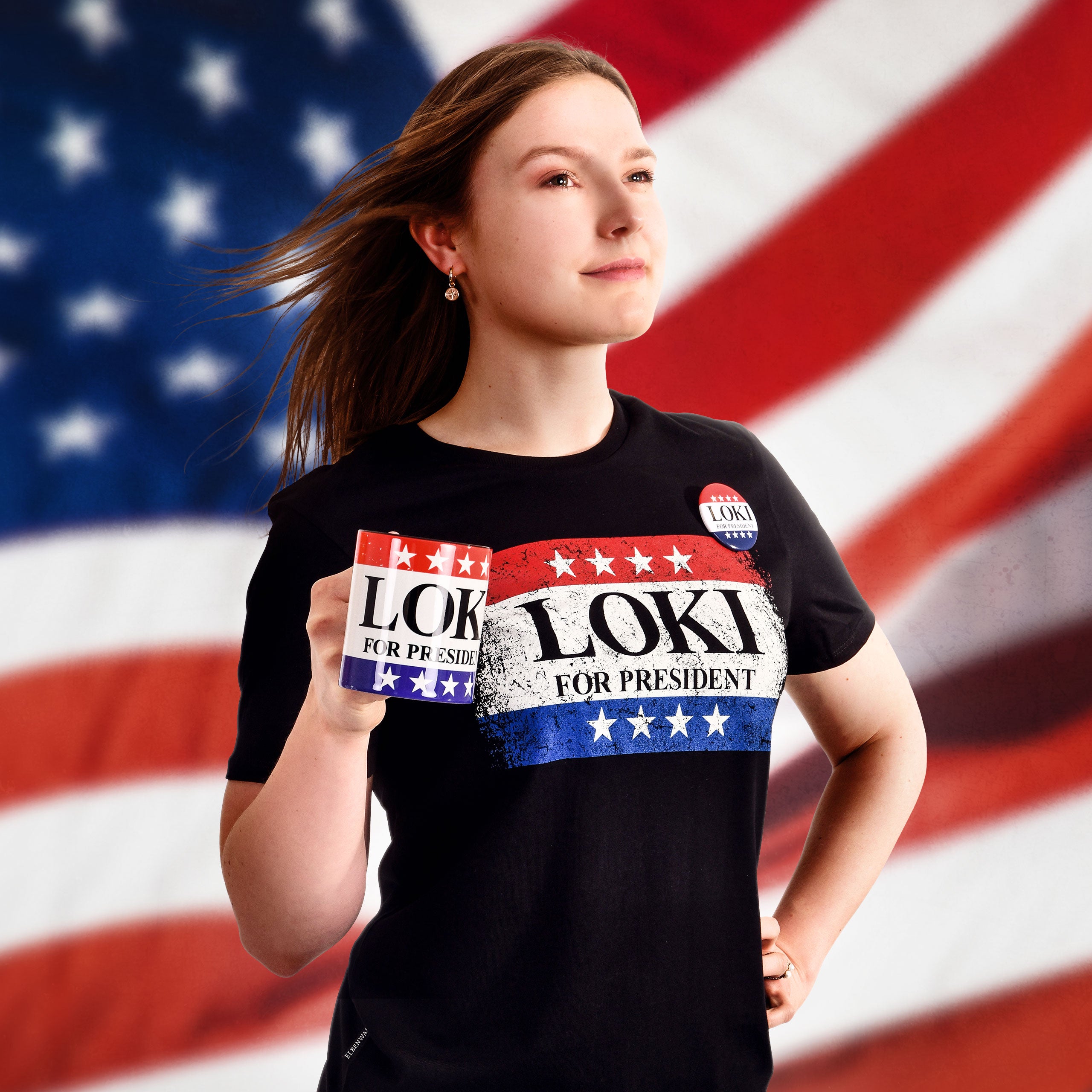 Product image For President Button for Loki Fans