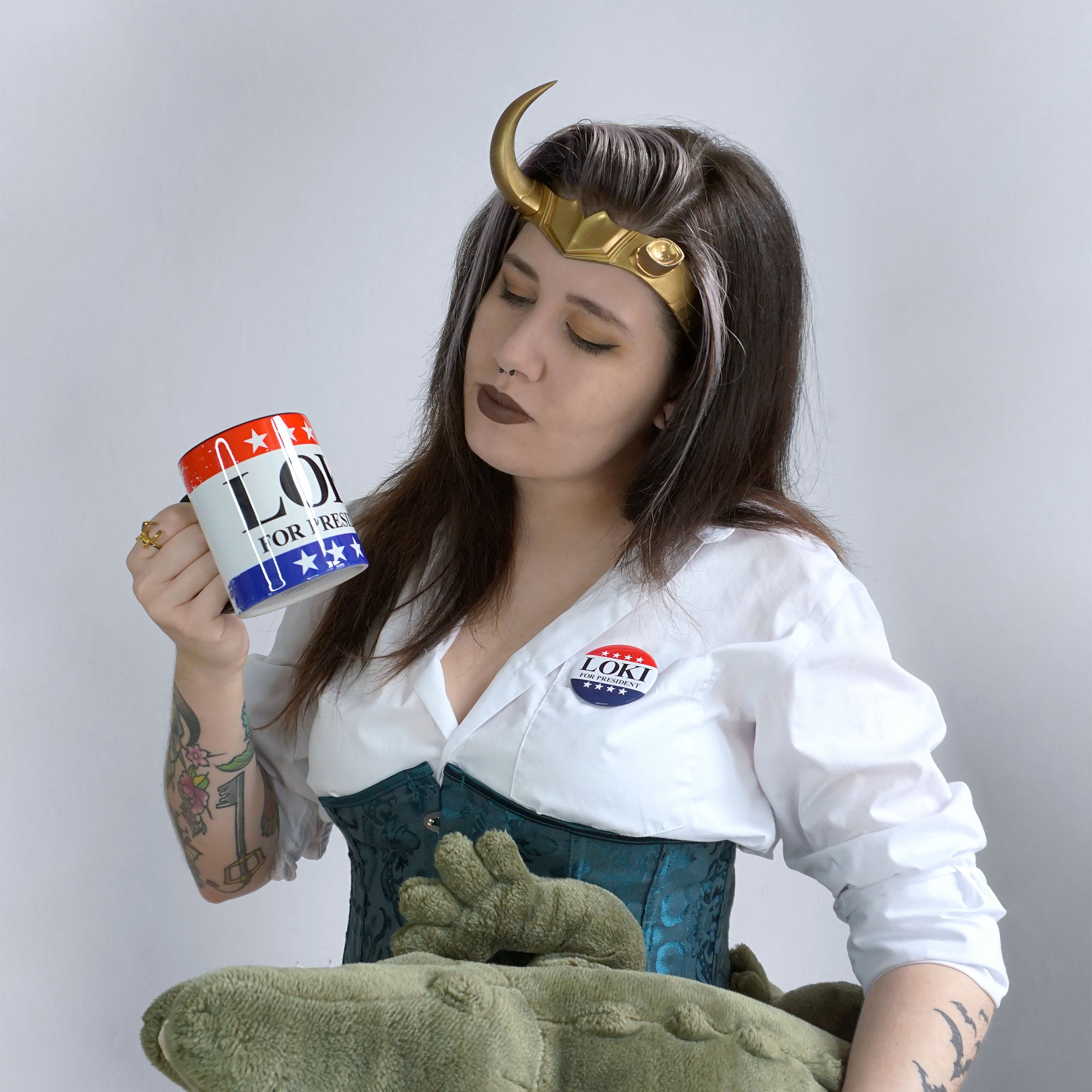 Product image For President Button for Loki Fans