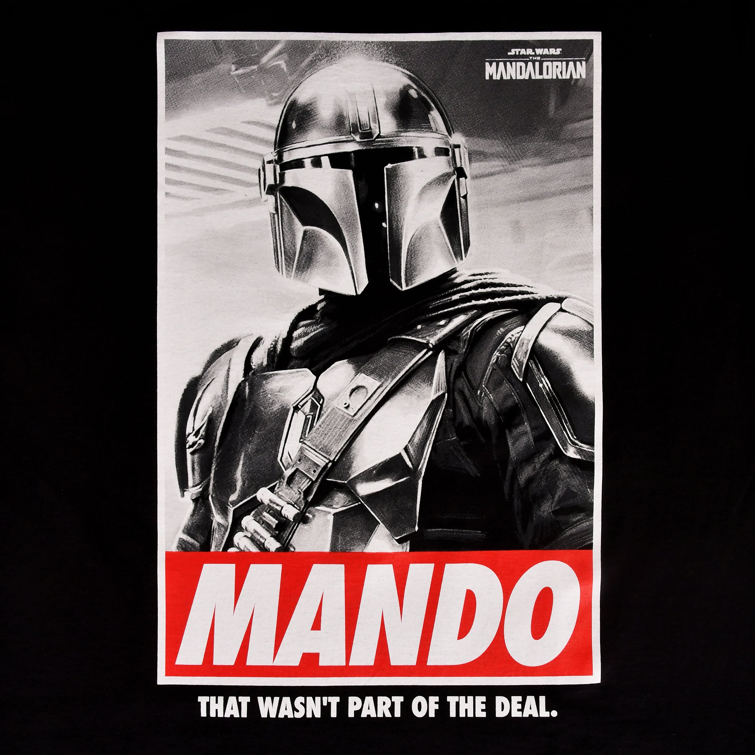 Immagine del prodotto T-shirt Mando nera - Star Wars The Mandalorian