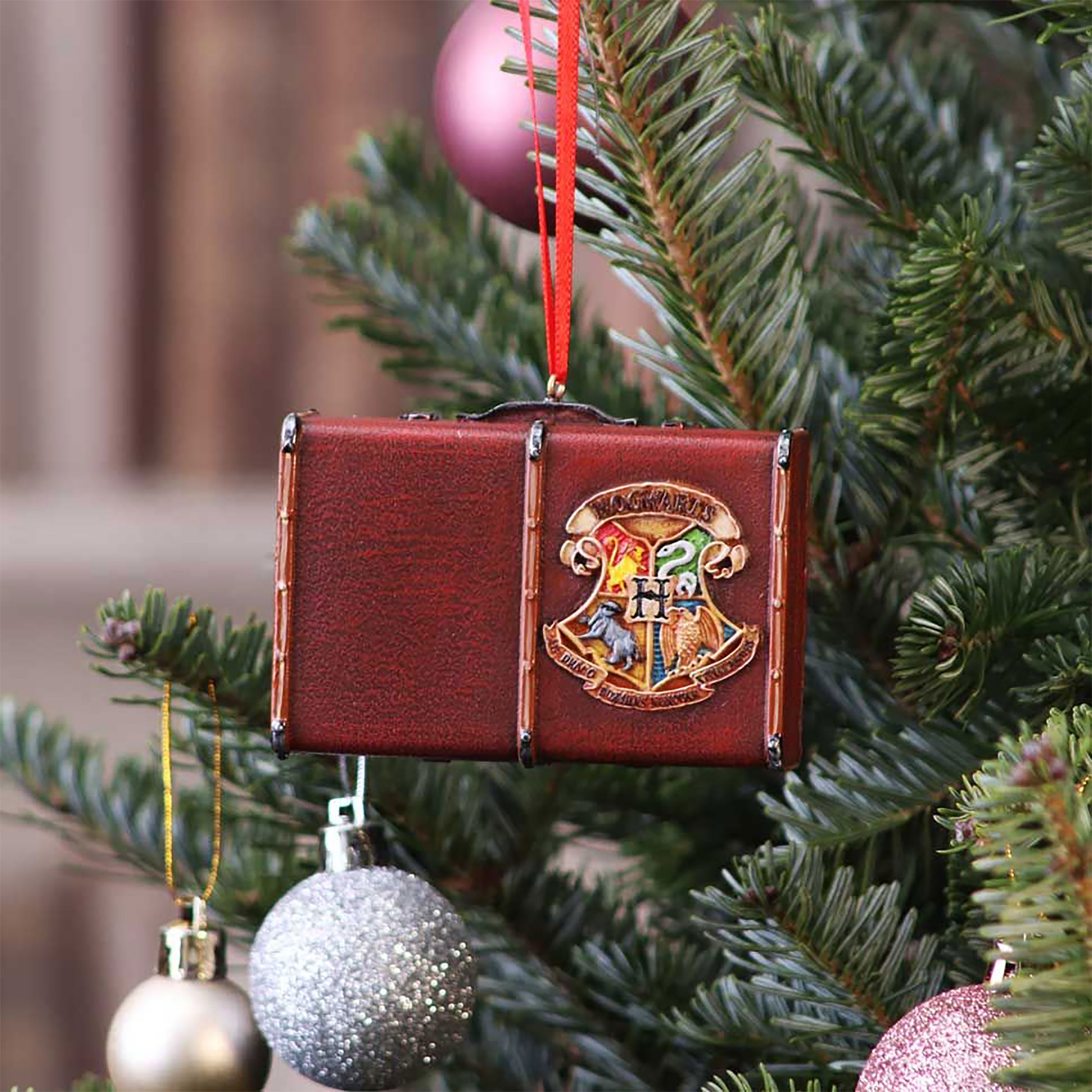 Immagine del prodotto Harry Potter - Decorazione per albero di Natale con valigia di Hogwarts