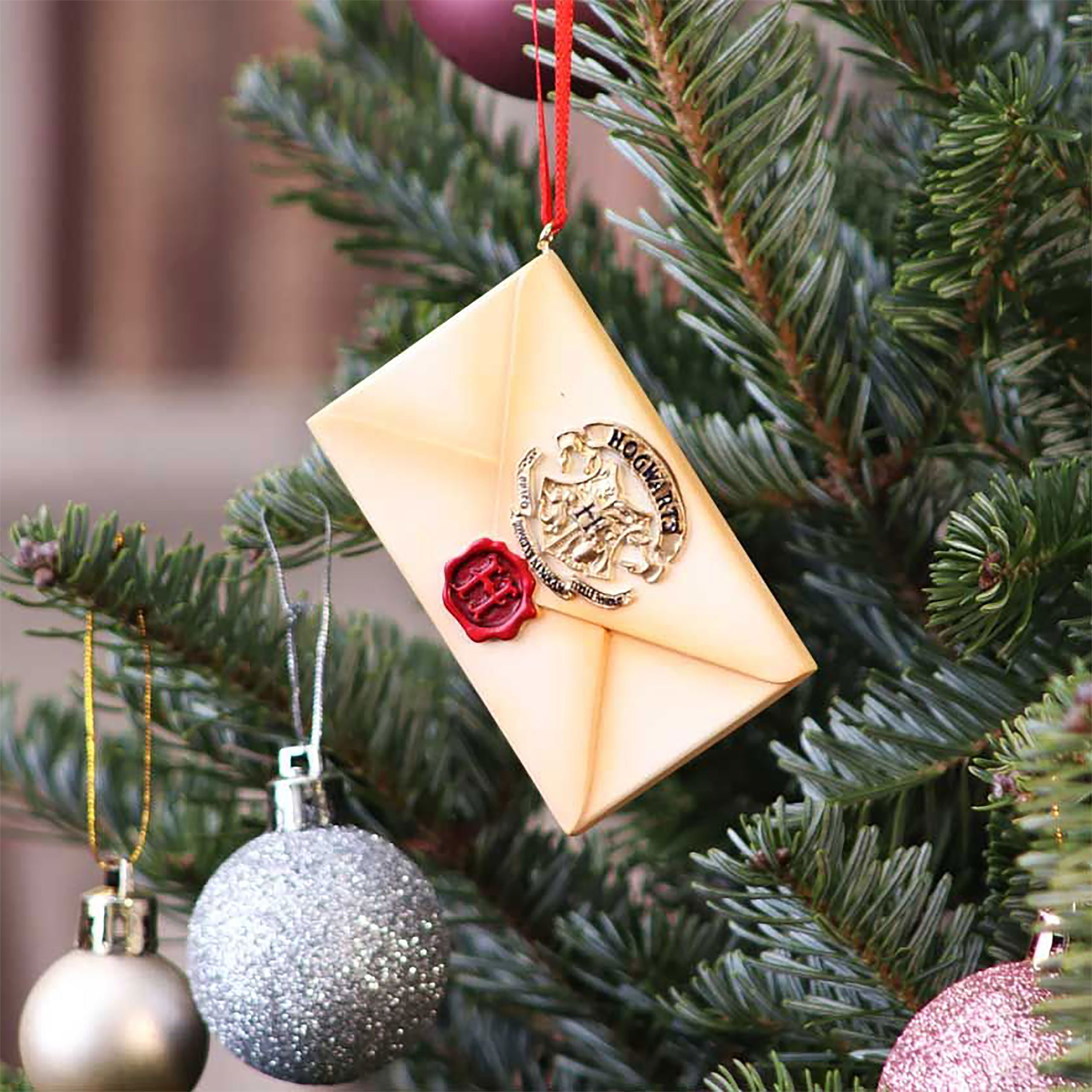 Immagine del prodotto Harry Potter - Decorazione per albero di Natale con lettera di Hogwarts
