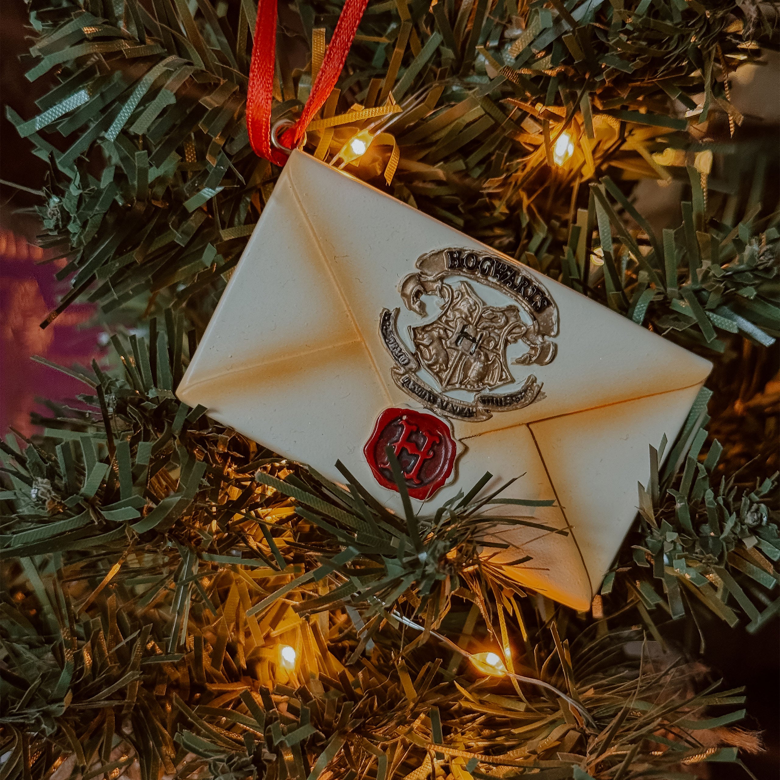 Immagine del prodotto Harry Potter - Decorazione per albero di Natale con lettera di Hogwarts
