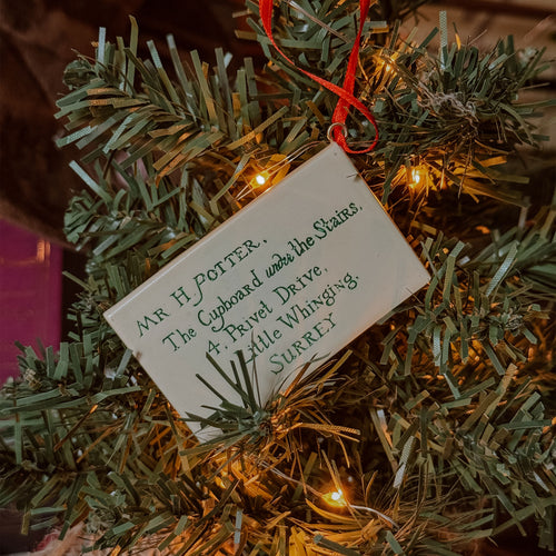 Immagine del prodotto Harry Potter - Decorazione per albero di Natale con lettera di Hogwarts