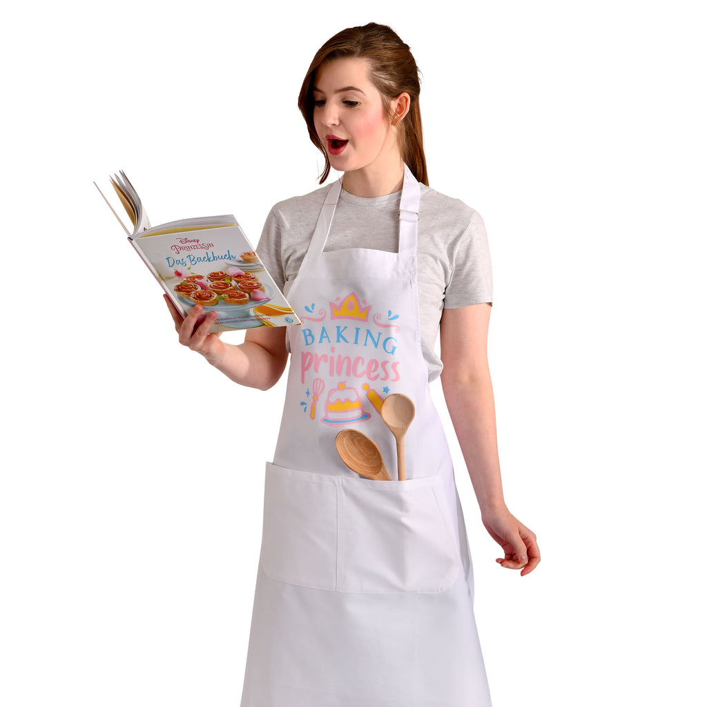 Immagine del prodotto Grembiule Baking Princess per fan di Disney bianco