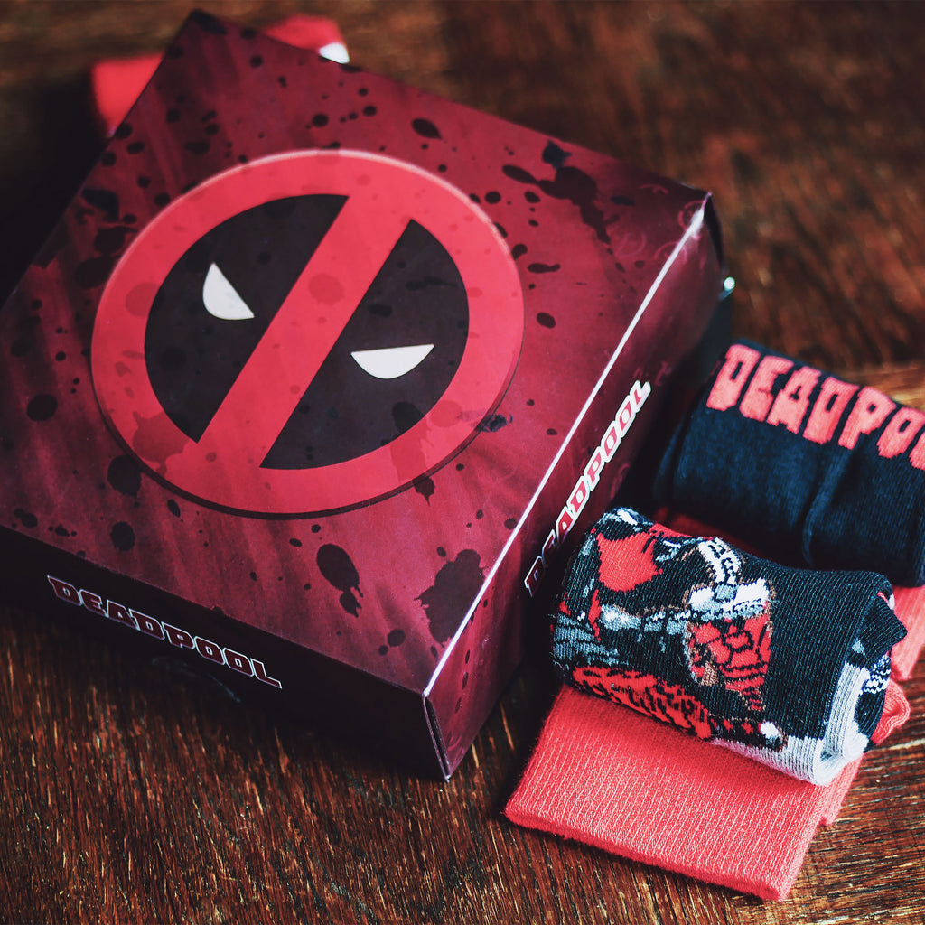Immagine del prodotto Set di 3 calzini Deadpool