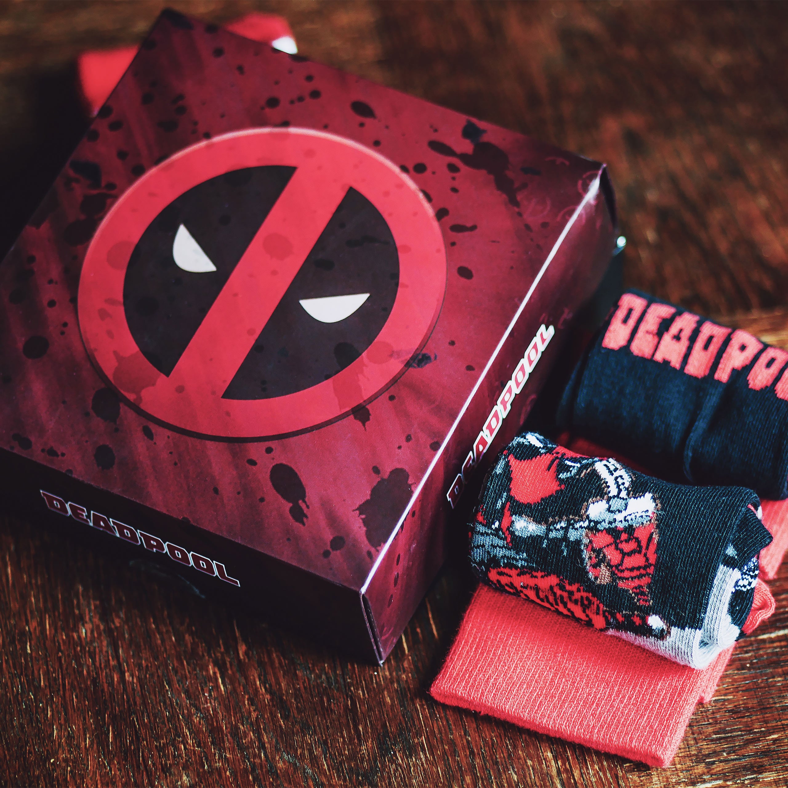 Immagine del prodotto Set di 3 calzini Deadpool