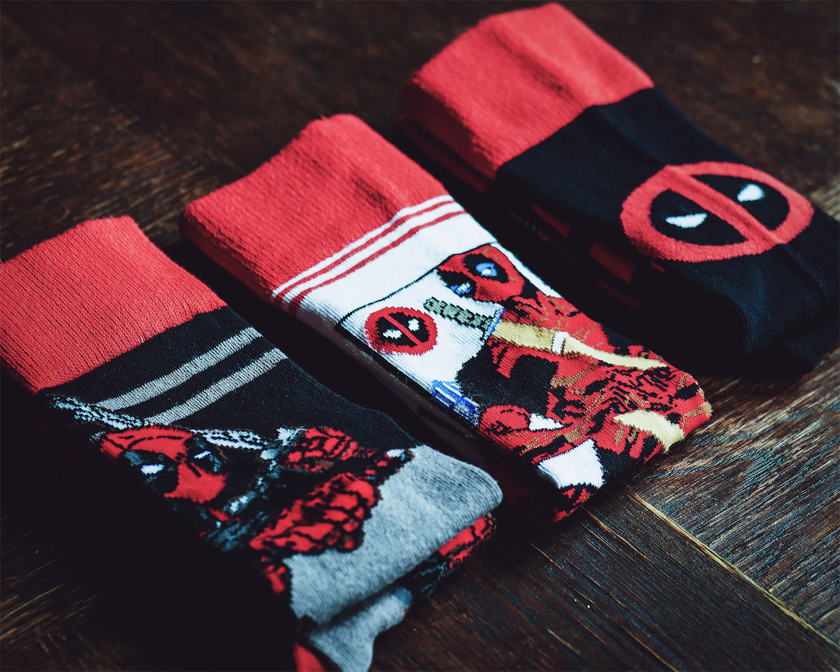 Immagine del prodotto Set di 3 calzini Deadpool