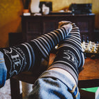 Immagine del prodotto Set di 3 calzini Hogwarts in scatola regalo - Harry Potter
