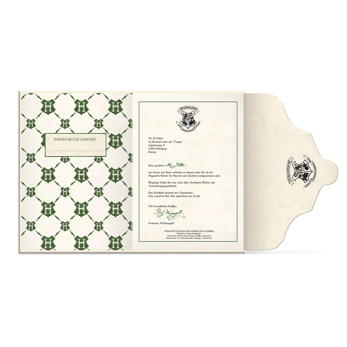 Immagine del prodotto Harry Potter - Quaderno delle note della lettera di Hogwarts