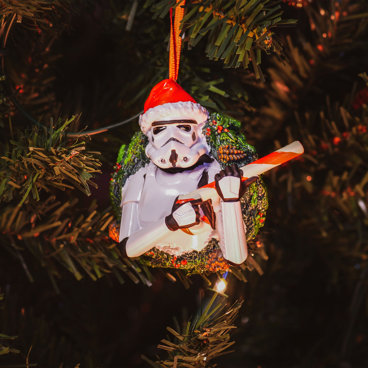 Immagine del prodotto Decorazione albero di Natale con Stormtrooper e corona natalizia - Star Wars