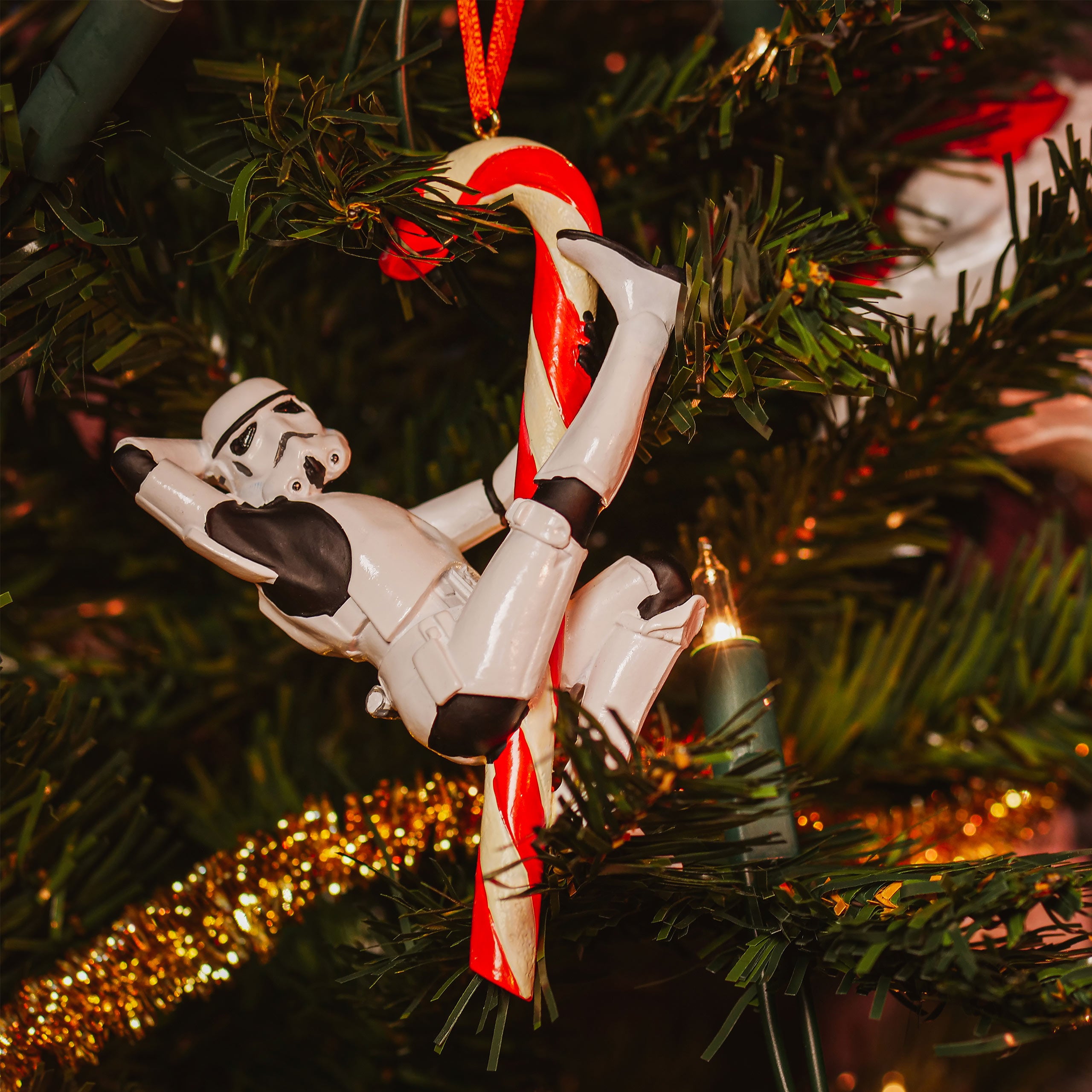 Immagine del prodotto Decorazione per albero di Natale Stormtrooper Candy Cane - Star Wars