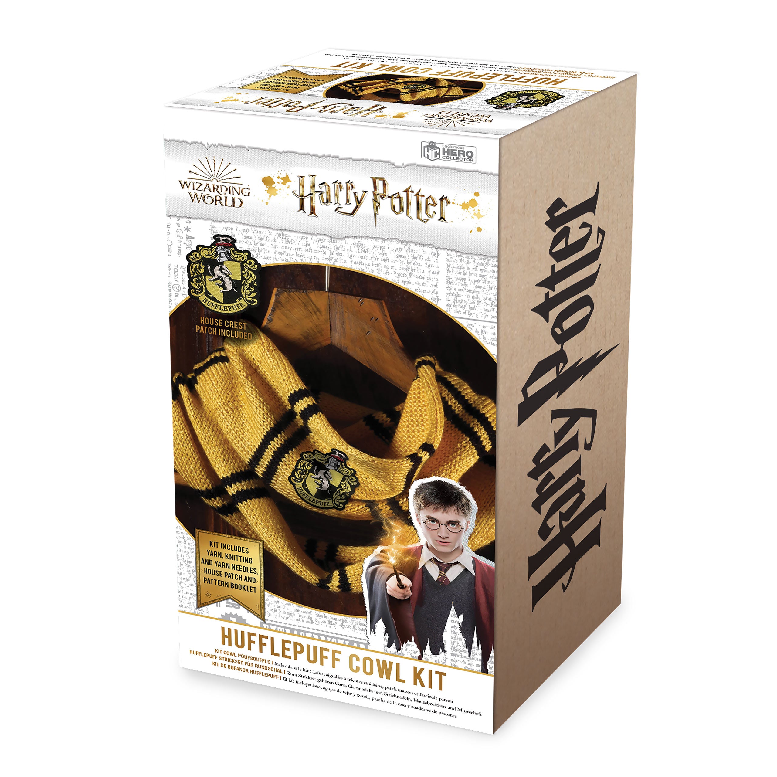 Product image Hufflepuff Loop Scarf Knitting Kit - Harry Potter