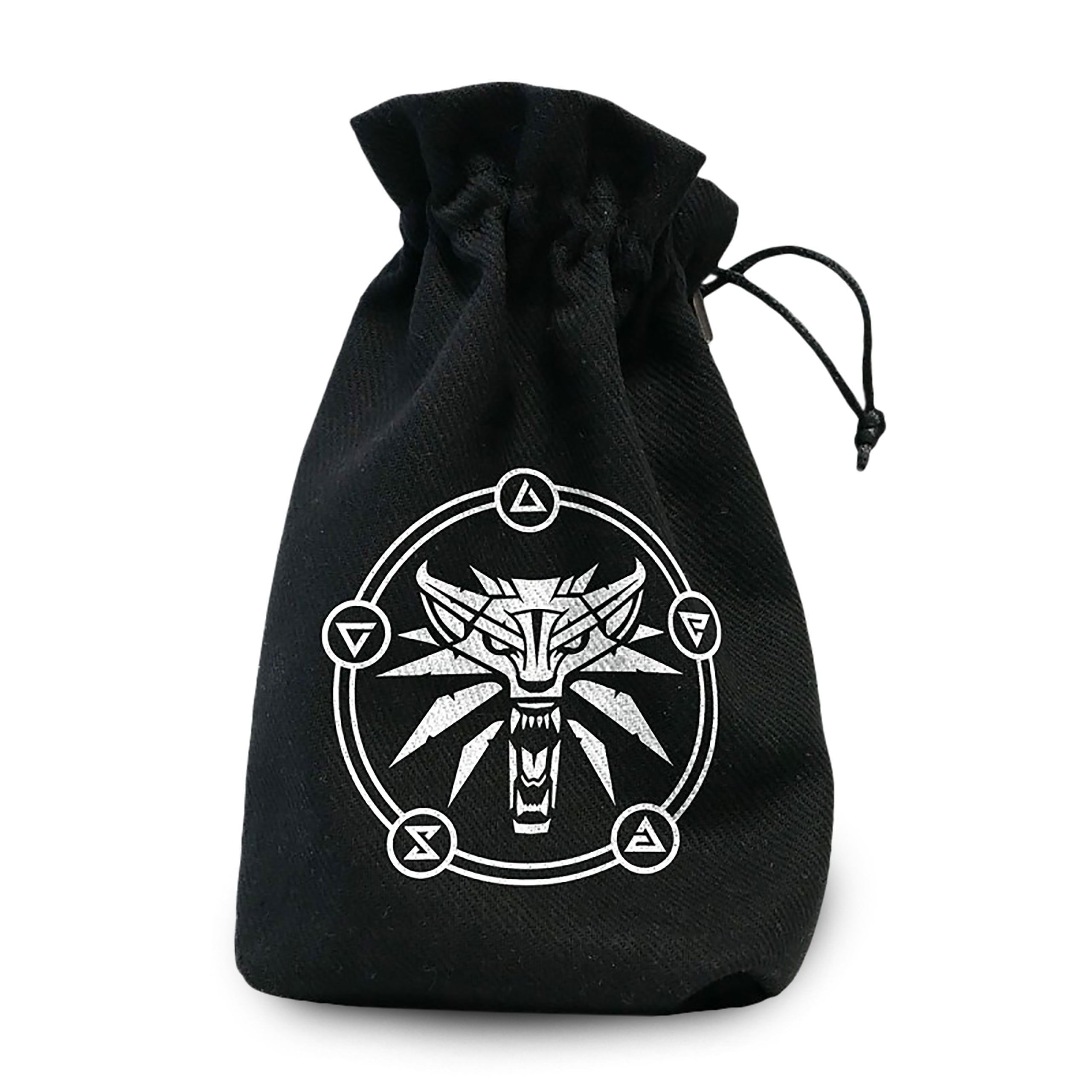 Immagine del prodotto Witcher - Sacchetto dei dadi con logo lupo nero