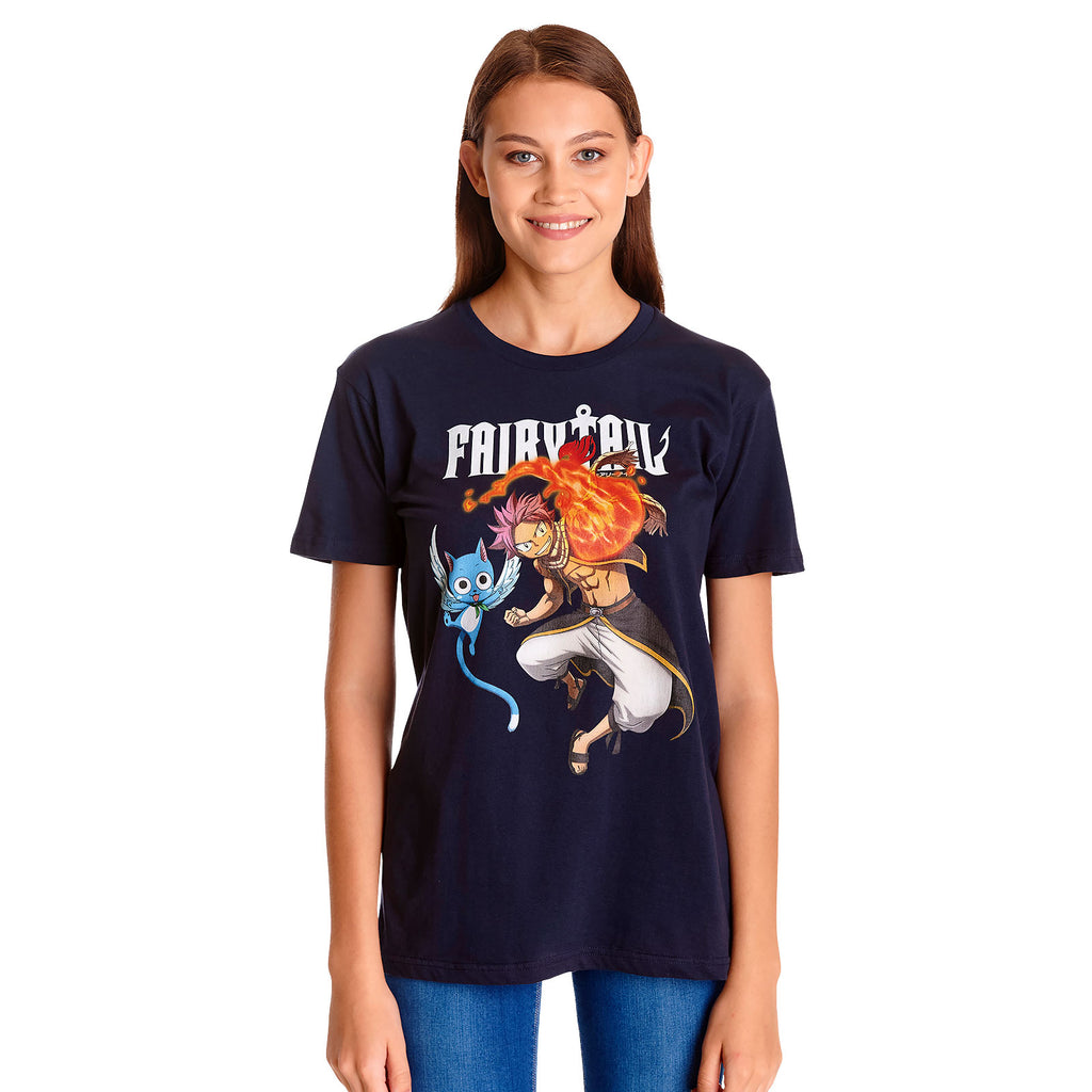 Immagine del prodotto Fairy Tail - Natsu e Happy T-Shirt blu