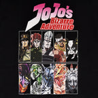 Immagine del prodotto JoJo's Bizarre Adventure - T-shirt nera con personaggi